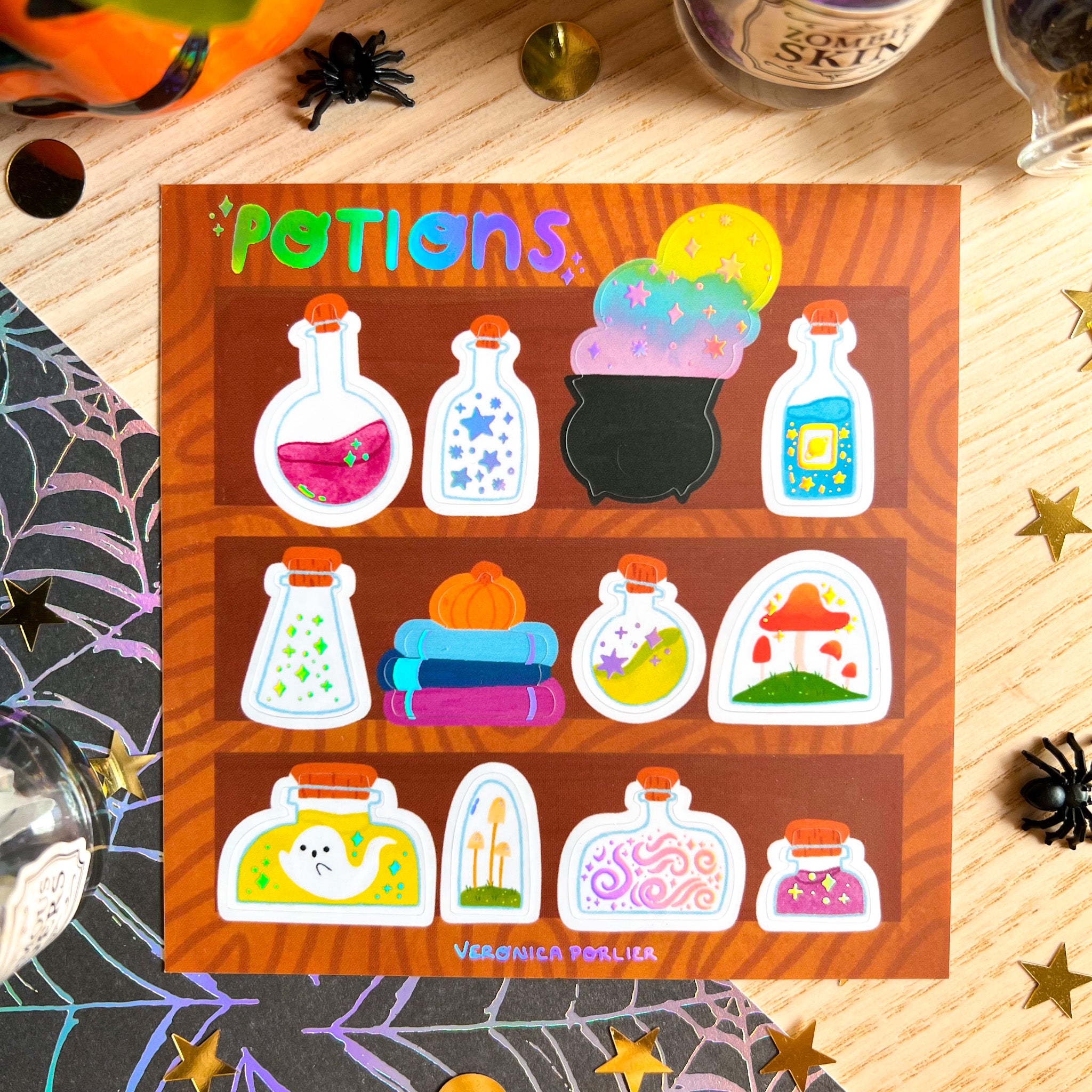 Holo Potions Sticker Sheet