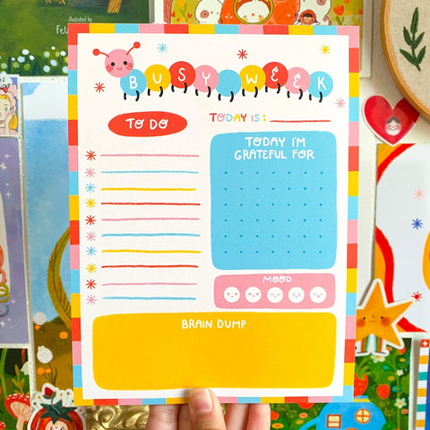 Busy Week Big Planner Memo Pad