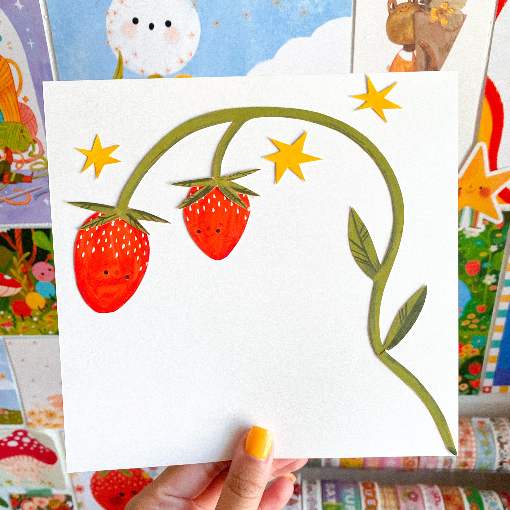 Papercut Strawberries Original