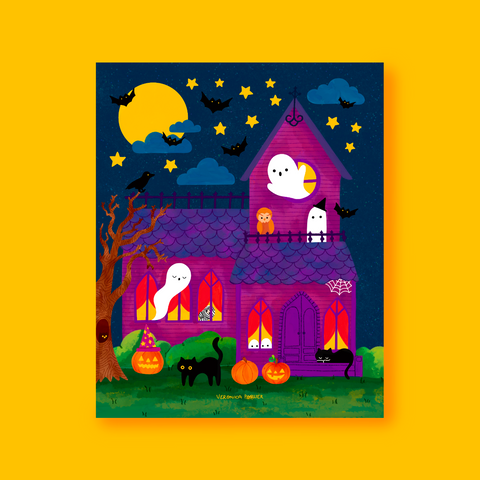 Haunted House Print