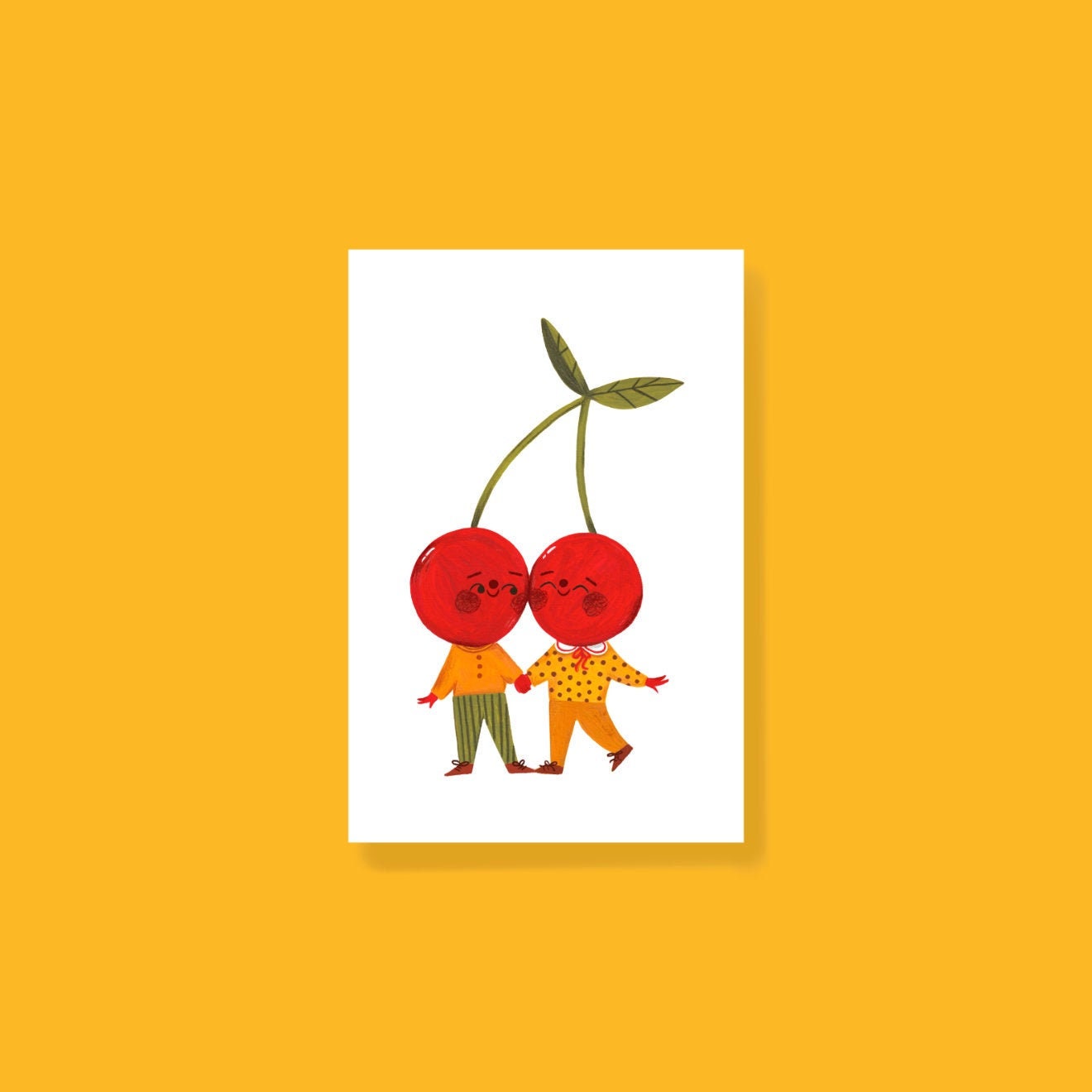 Cherry Lovers Fruit Mini Art Print