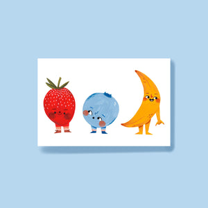 Fruit Friends Art Print