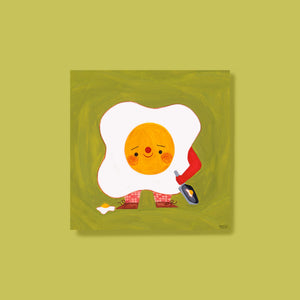 Mr. Egg Art Print